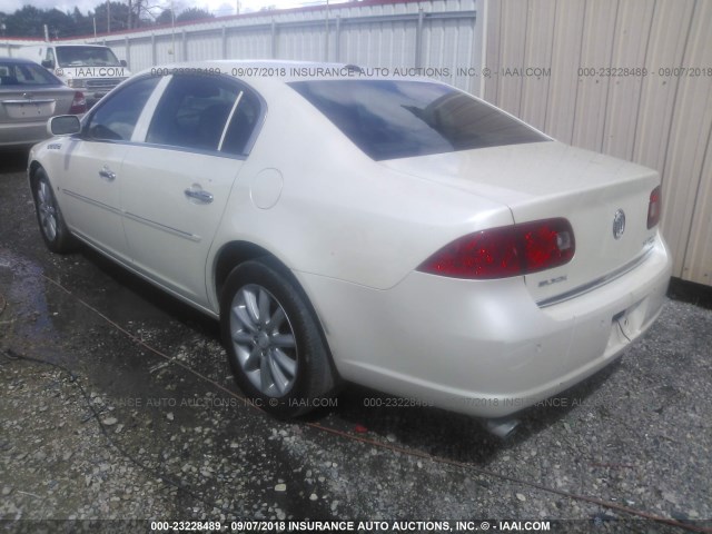 1G4HE57Y18U167710 - 2008 BUICK LUCERNE CXS CREAM photo 3