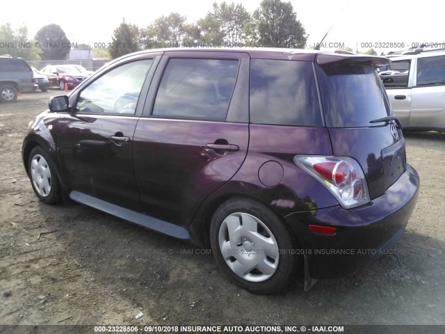 JTKKT624050113319 - 2005 TOYOTA SCION XA მუქწითელი ფოტო 3