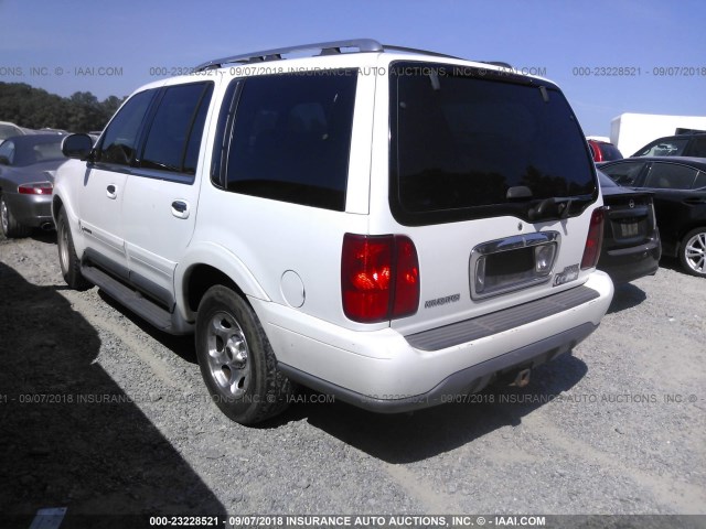 5LMPU28L2WLJ18564 - 1998 LINCOLN NAVIGATOR Blanc photo 3