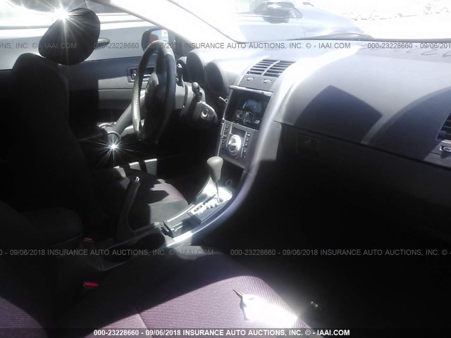 JTKDE167150052170 - 2005 TOYOTA SCION TC 红色 照片 5