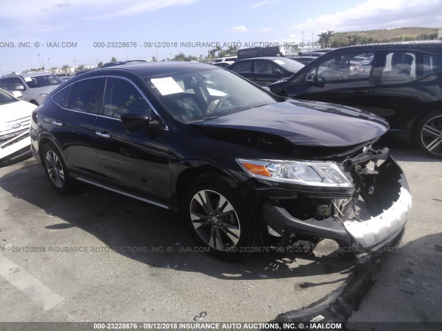 5J6TF1H33EL002504 - 2014 HONDA CROSSTOUR EX BLACK photo 1