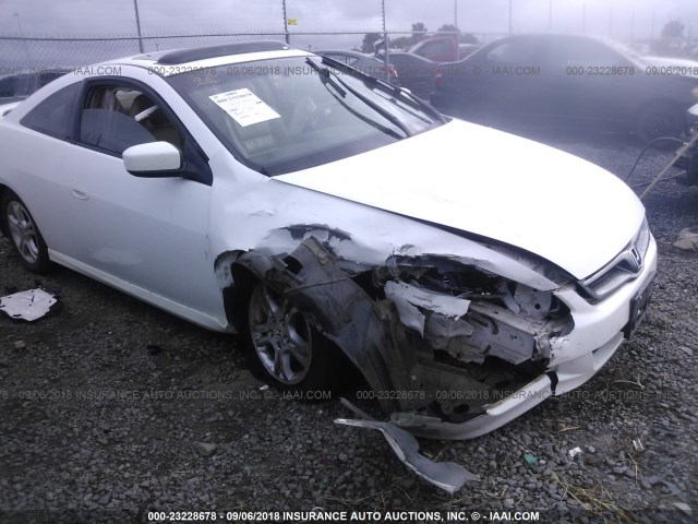 1HGCM72607A003725 - 2007 HONDA ACCORD EX WHITE photo 6