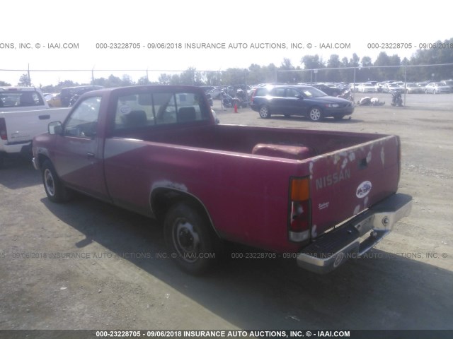 1N6ND12S9JC392049 - 1988 NISSAN D21 LONG BED RED photo 3