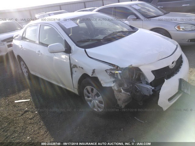 1NXBU4EE4AZ280827 - 2010 TOYOTA COROLLA S/LE/XLE WHITE photo 1