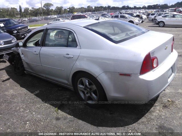 1G1ZA5EU8BF109831 - 2011 CHEVROLET MALIBU LS ვერცხლისფერი ფოტო 3