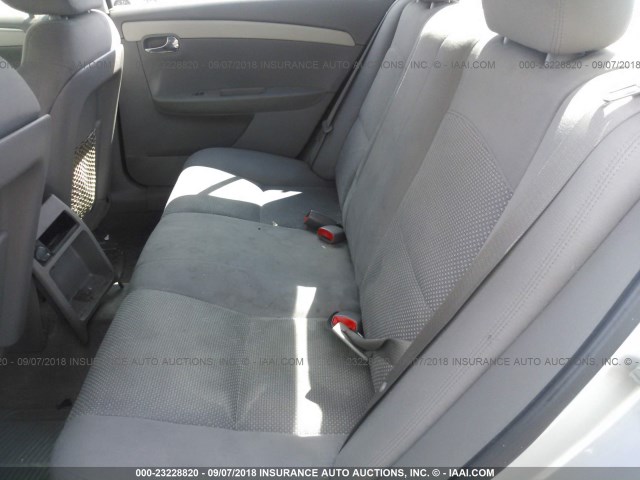 1G1ZA5EU8BF109831 - 2011 CHEVROLET MALIBU LS ვერცხლისფერი ფოტო 8