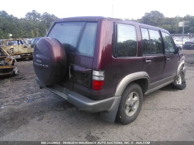 JACDS58X427J06759 - 2002 ISUZU TROOPER S/LS/LIMITED 勃艮第红 照片 4
