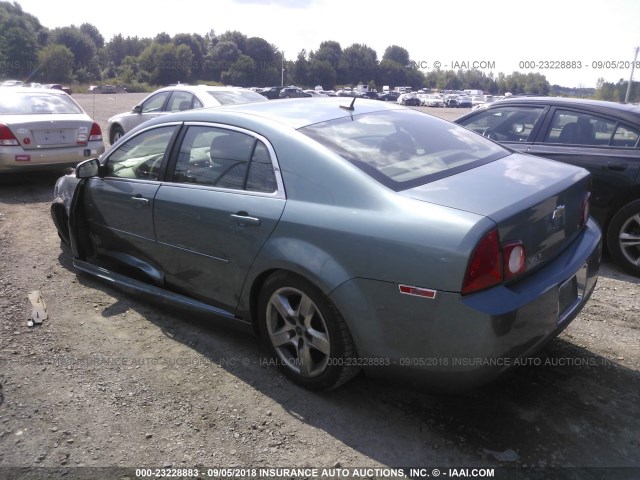 1G1ZG57B594130345 - 2009 CHEVROLET MALIBU LS 绿色 照片 3