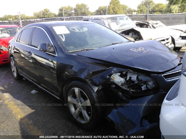 1G1ZC5E14BF216424 - 2011 CHEVROLET MALIBU 1LT BLACK photo 1