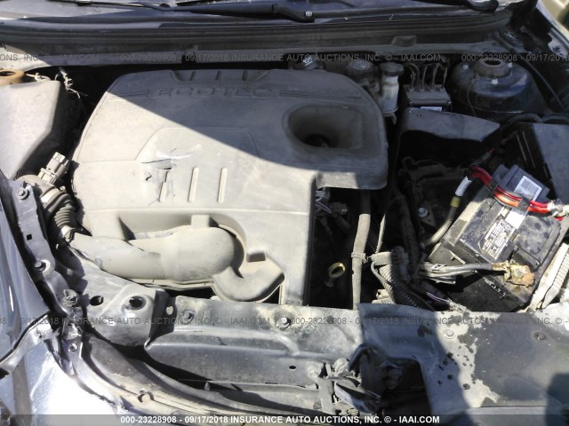 1G1ZC5E14BF216424 - 2011 CHEVROLET MALIBU 1LT BLACK photo 10