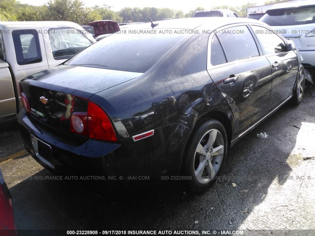 1G1ZC5E14BF216424 - 2011 CHEVROLET MALIBU 1LT BLACK photo 4