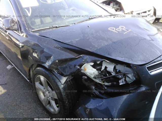 1G1ZC5E14BF216424 - 2011 CHEVROLET MALIBU 1LT BLACK photo 6