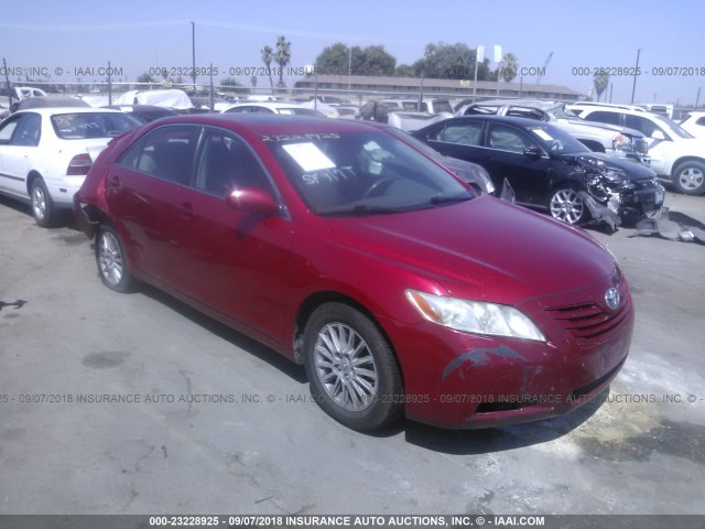 4T1BE46K17U093734 - 2007 TOYOTA CAMRY NEW GENERAT CE/LE/XLE/SE RED photo 1