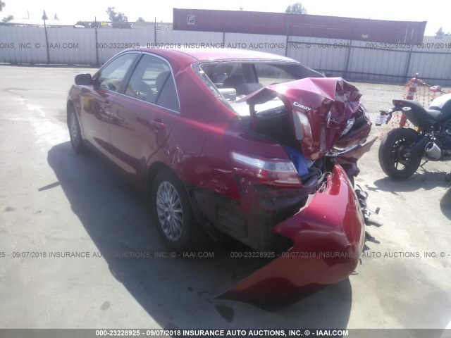 4T1BE46K17U093734 - 2007 TOYOTA CAMRY NEW GENERAT CE/LE/XLE/SE RED photo 3