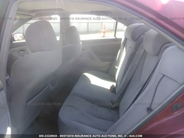 4T1BE46K17U093734 - 2007 TOYOTA CAMRY NEW GENERAT CE/LE/XLE/SE RED photo 8