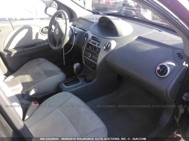 1G8AJ55FX7Z161158 - 2007 SATURN ION LEVEL 2 RED photo 5
