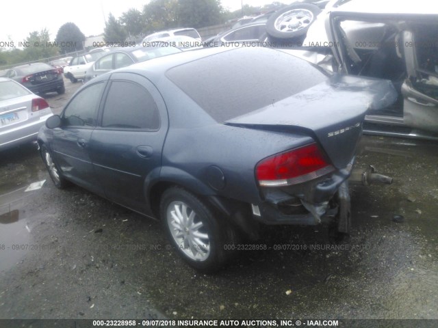 1C3EL46X63N556589 - 2003 CHRYSLER SEBRING LX BLUE photo 3