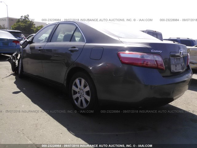 4T1BE46K07U188334 - 2007 TOYOTA CAMRY NEW GENERATION CE/LE/XLE/SE GRAY photo 3