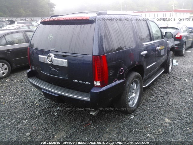 1GYFK53219R118138 - 2009 CADILLAC ESCALADE SPORT BLUE photo 4