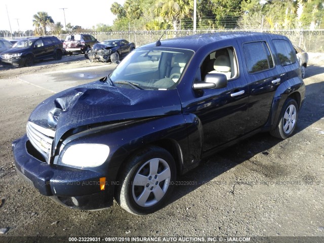 3GNDA13D87S613660 - 2007 CHEVROLET HHR LS Dark Blue photo 2