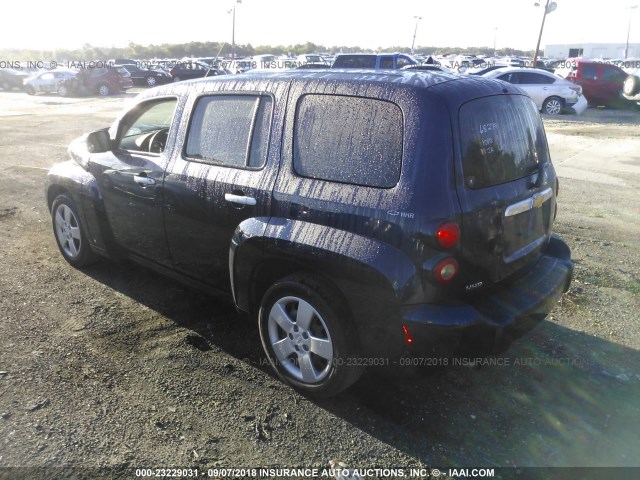 3GNDA13D87S613660 - 2007 CHEVROLET HHR LS Dark Blue photo 3
