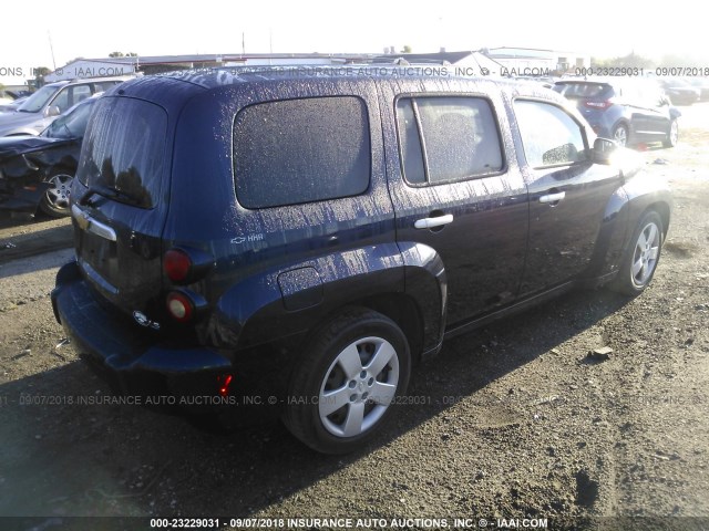 3GNDA13D87S613660 - 2007 CHEVROLET HHR LS Dark Blue photo 4