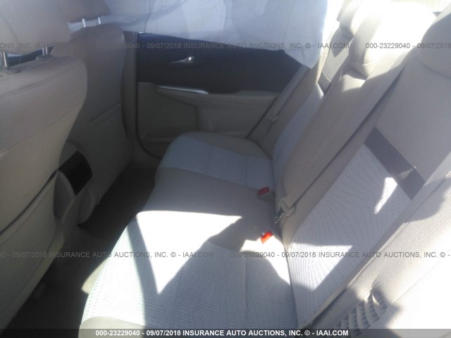 4T1BD1FK2DU080794 - 2013 TOYOTA CAMRY HYBRID/LE/XLE 白色 照片 8