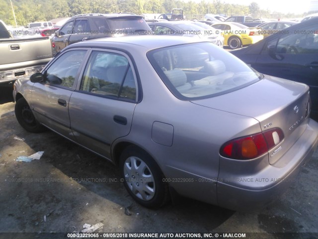 2T1BR12E0YC319798 - 2000 TOYOTA COROLLA VE/CE/LE BEIGE photo 3