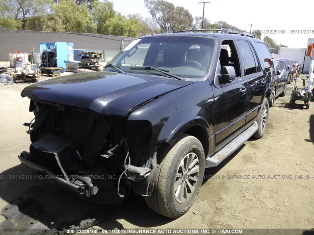 1FMJU1HT5FEF15063 - 2015 FORD EXPEDITION XLT/KING RANCH BLACK photo 2