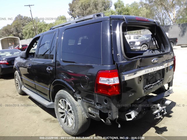 1FMJU1HT5FEF15063 - 2015 FORD EXPEDITION XLT/KING RANCH BLACK photo 3