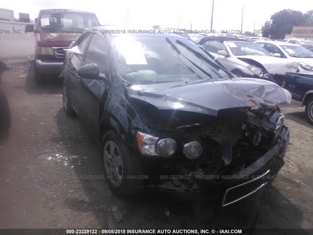 1G1JA5SH9G4128752 - 2016 CHEVROLET SONIC LS 灰色 照片 1