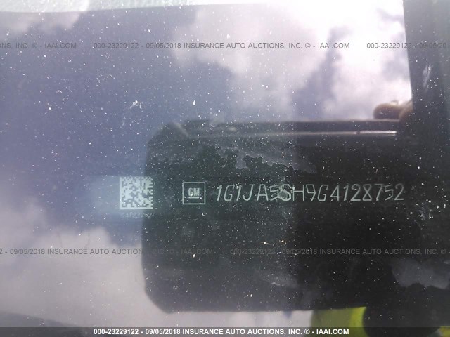 1G1JA5SH9G4128752 - 2016 CHEVROLET SONIC LS 灰色 照片 9