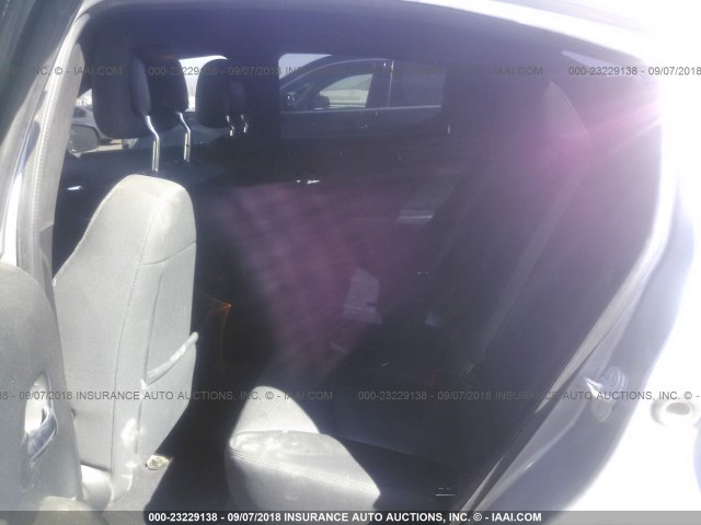 1C3CDZAB1DN652094 - 2013 DODGE AVENGER SE SILVER photo 8