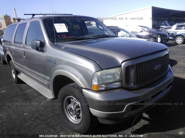 1FMSU45P44EA00422 - 2004 FORD EXCURSION EDDIE BAUER GRAY photo 1