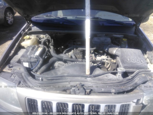 1J4GW48S84C420288 - 2004 JEEP GRAND CHEROKEE LAREDO/COLUMBIA/FREEDOM 棕色 照片 10