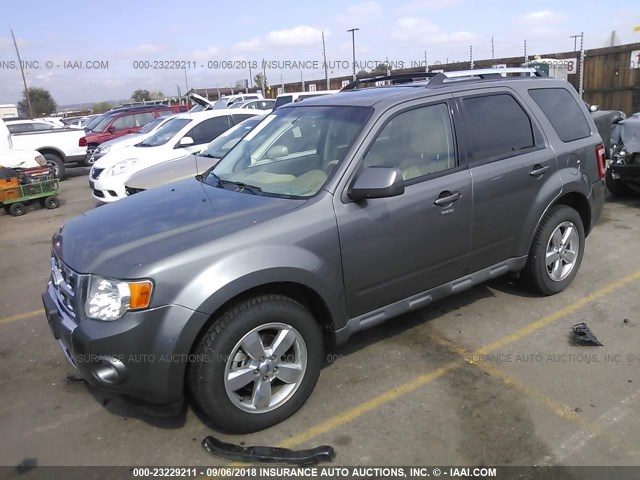 1FMCU94G69KC04120 - 2009 FORD ESCAPE LIMITED GRAY photo 2