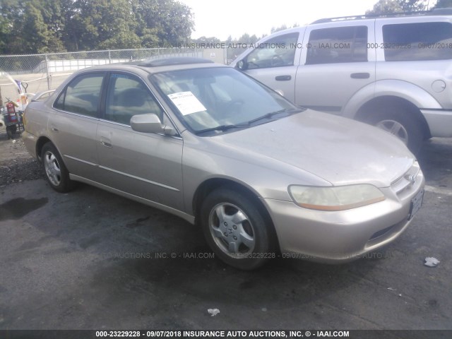 1HGCG5653YA074075 - 2000 HONDA ACCORD EX GOLD photo 1