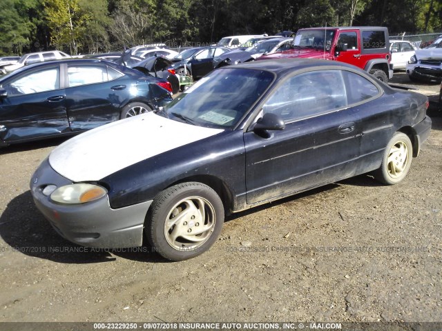 3FAFP113X2R145737 - 2002 FORD ESCORT ZX2 BLACK photo 2