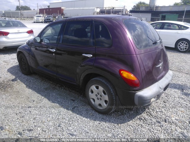 3C4FY48B83T576720 - 2003 CHRYSLER PT CRUISER CLASSIC PURPLE photo 3