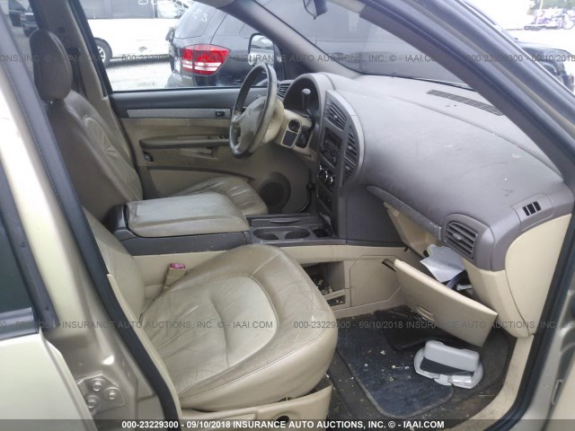 3G5DA03E52S536810 - 2002 BUICK RENDEZVOUS CX TAN photo 5