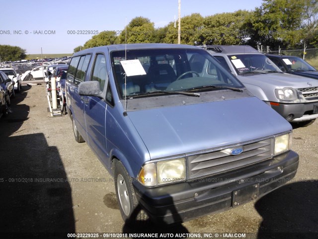 1FMDA31UXVZB99087 - 1997 FORD AEROSTAR BLUE photo 6