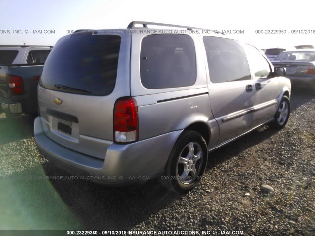 1GNDV23108D177064 - 2008 CHEVROLET UPLANDER LS SILVER photo 4