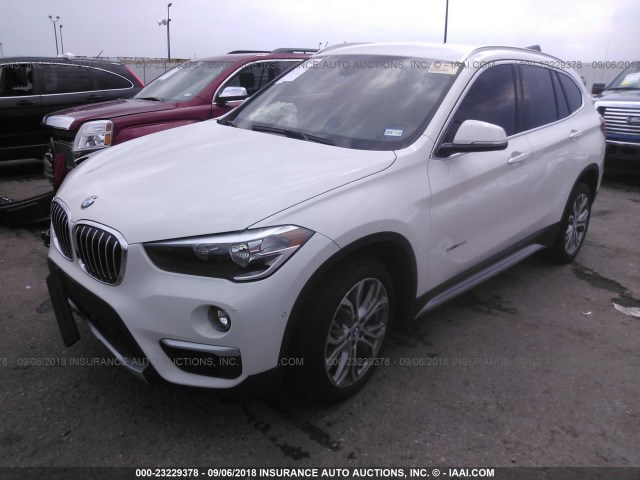 WBXHU7C38H5H38655 - 2017 BMW X1 SDRIVE28I WHITE photo 2