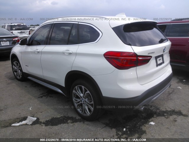 WBXHU7C38H5H38655 - 2017 BMW X1 SDRIVE28I WHITE photo 3