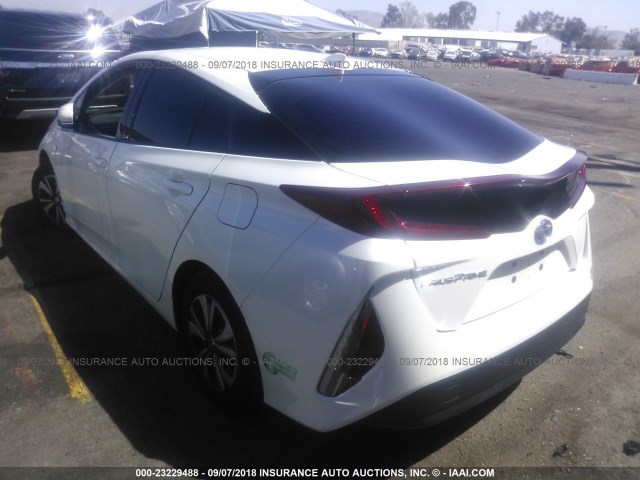 JTDKARFPXH3061123 - 2017 TOYOTA PRIUS PRIME  白色 照片 3
