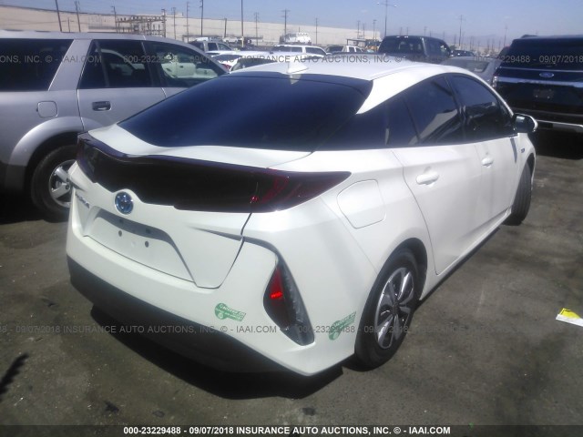JTDKARFPXH3061123 - 2017 TOYOTA PRIUS PRIME  白色 照片 4