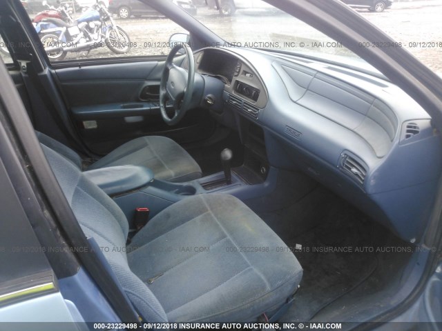 1FALP53U5SA122571 - 1995 FORD TAURUS LX BLUE photo 5