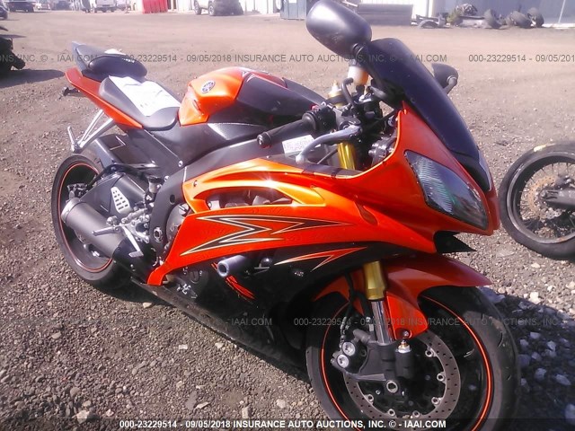 JYARJ16E79A011660 - 2009 YAMAHA YZFR6 ORANGE photo 1