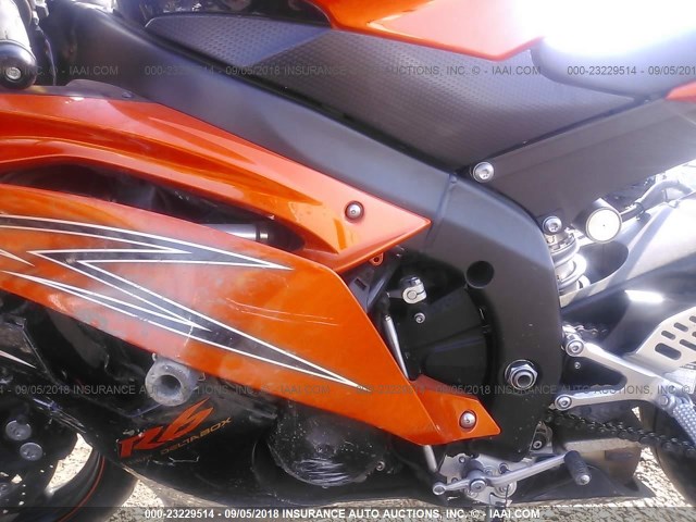 JYARJ16E79A011660 - 2009 YAMAHA YZFR6 ORANGE photo 9