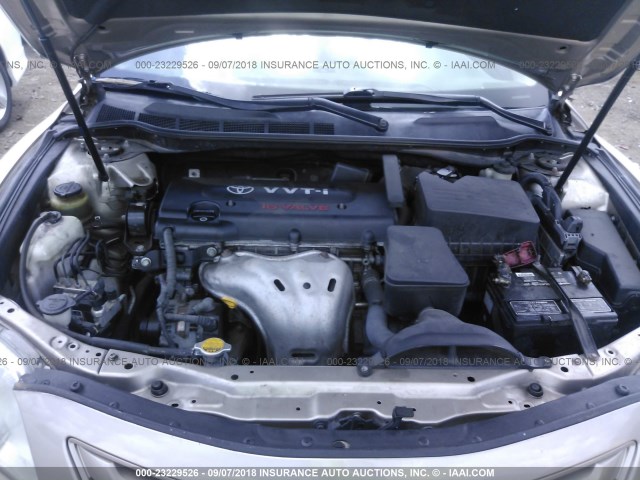 4T1BE46K29U378395 - 2009 TOYOTA CAMRY SE/LE/XLE GOLD photo 10